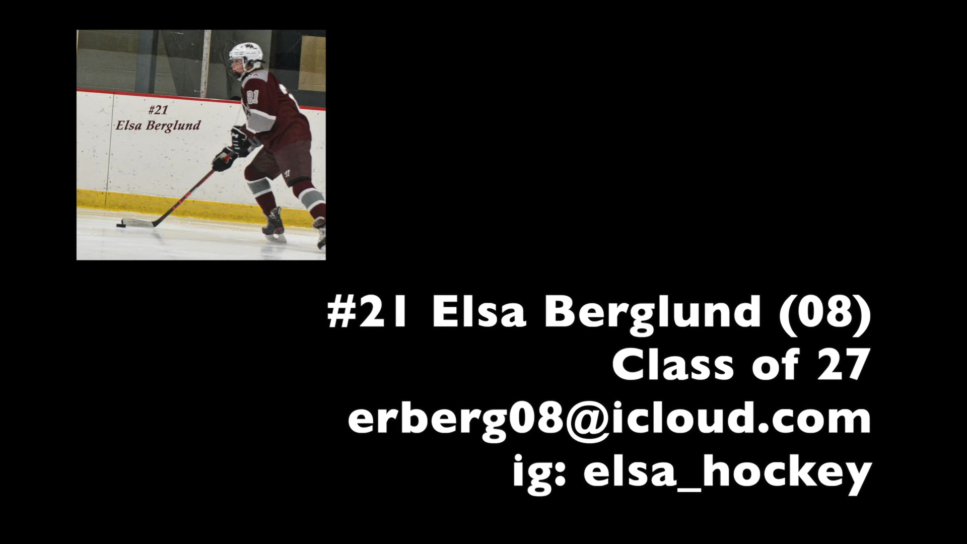 Elsa Berglund's Highlight Reel: Goals, Assists & Defensive Skills