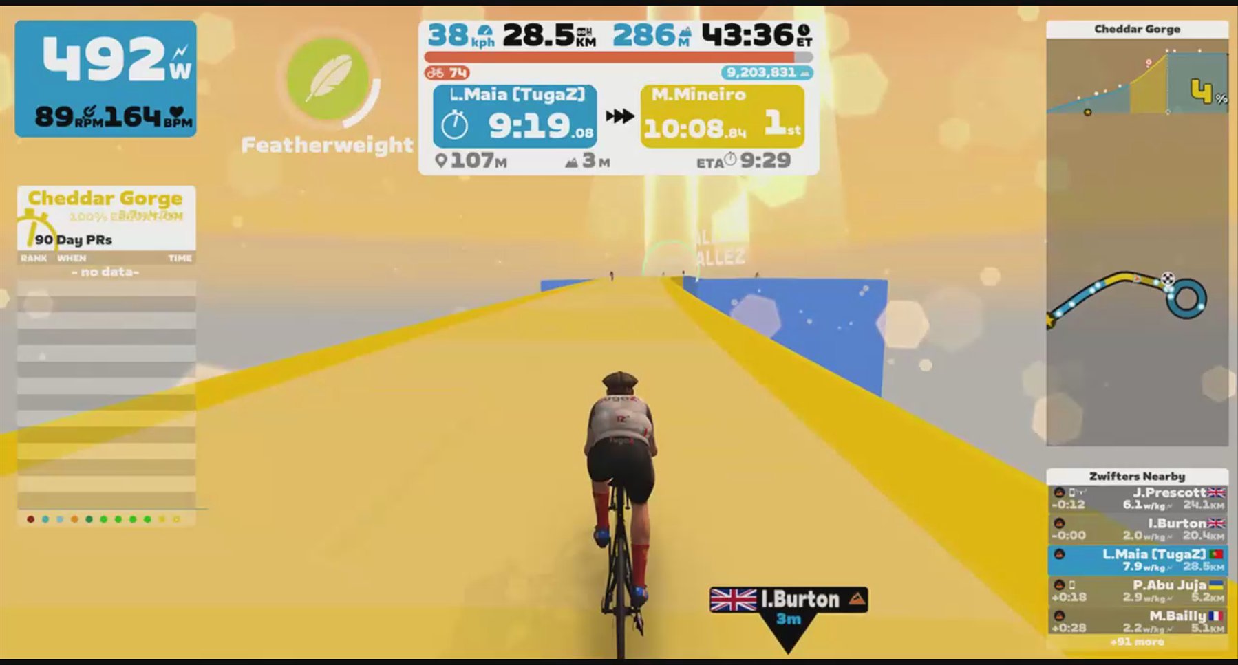 Zwift - Pacer Group Ride: Volcano Circuit in Watopia with Constance