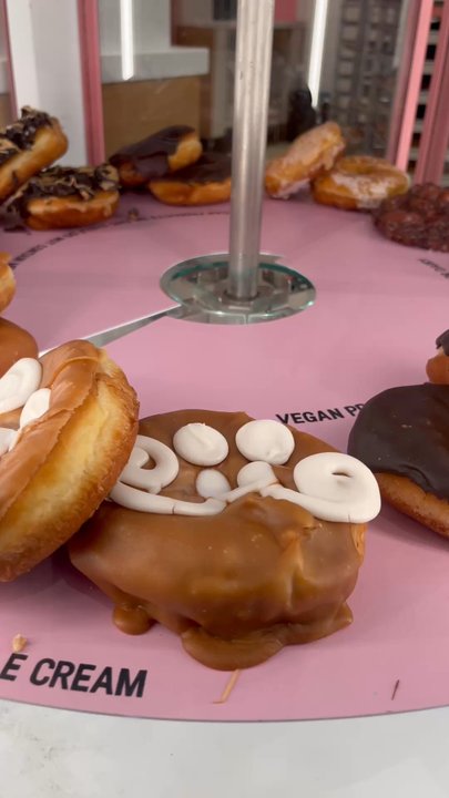 Voodoo Doughnut - The infamous doughnut carousel - Donuts Near Me - Tempe, Arizona
