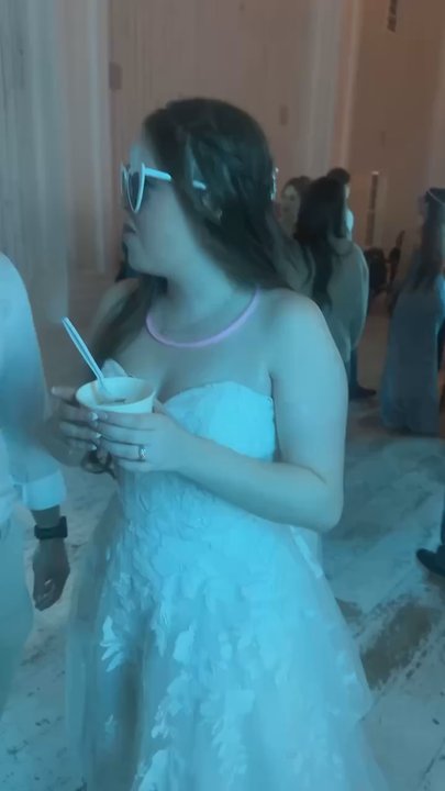 It's Fate Creamery - The bride dancing with her ice cream! - Ice Cream & Frozen Yogurt Near Me - Rockwall, Texas
