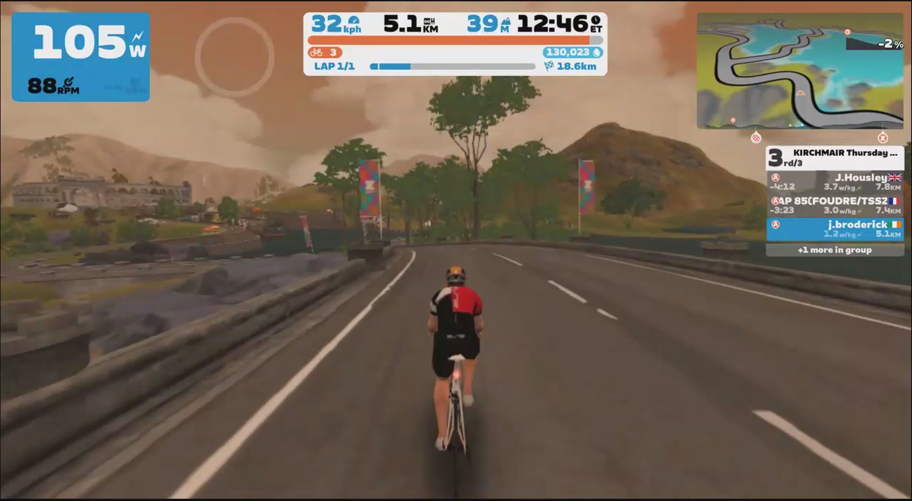 Zwift - Race: KIRCHMAIR Thursday Race (A) on The Muckle Yin in Scotland