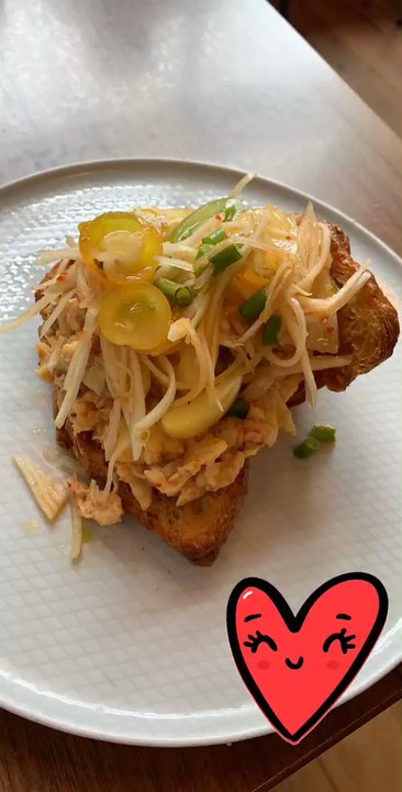 Box Sociaal - I tried the chilli crab croissant and was not disappointed! It was super flavorful! The crab seemed fresh and delicious. - Cocktail Bars Near Me - Amsterdam, New Hampshire
