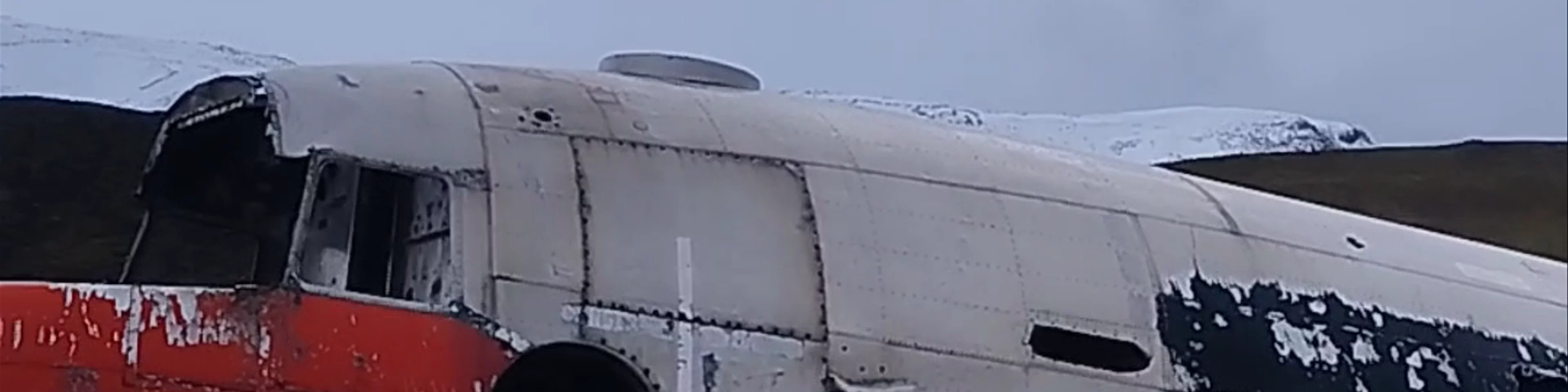 DC-3 Airplane wreck - Eyvindarholt - Iceland