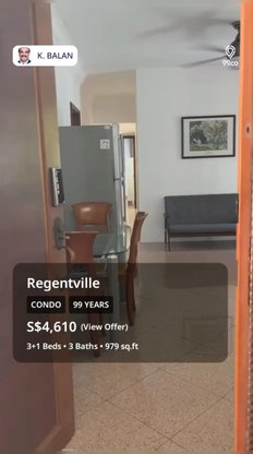 undefined of 979 sqft Condo for Rent in Regentville
