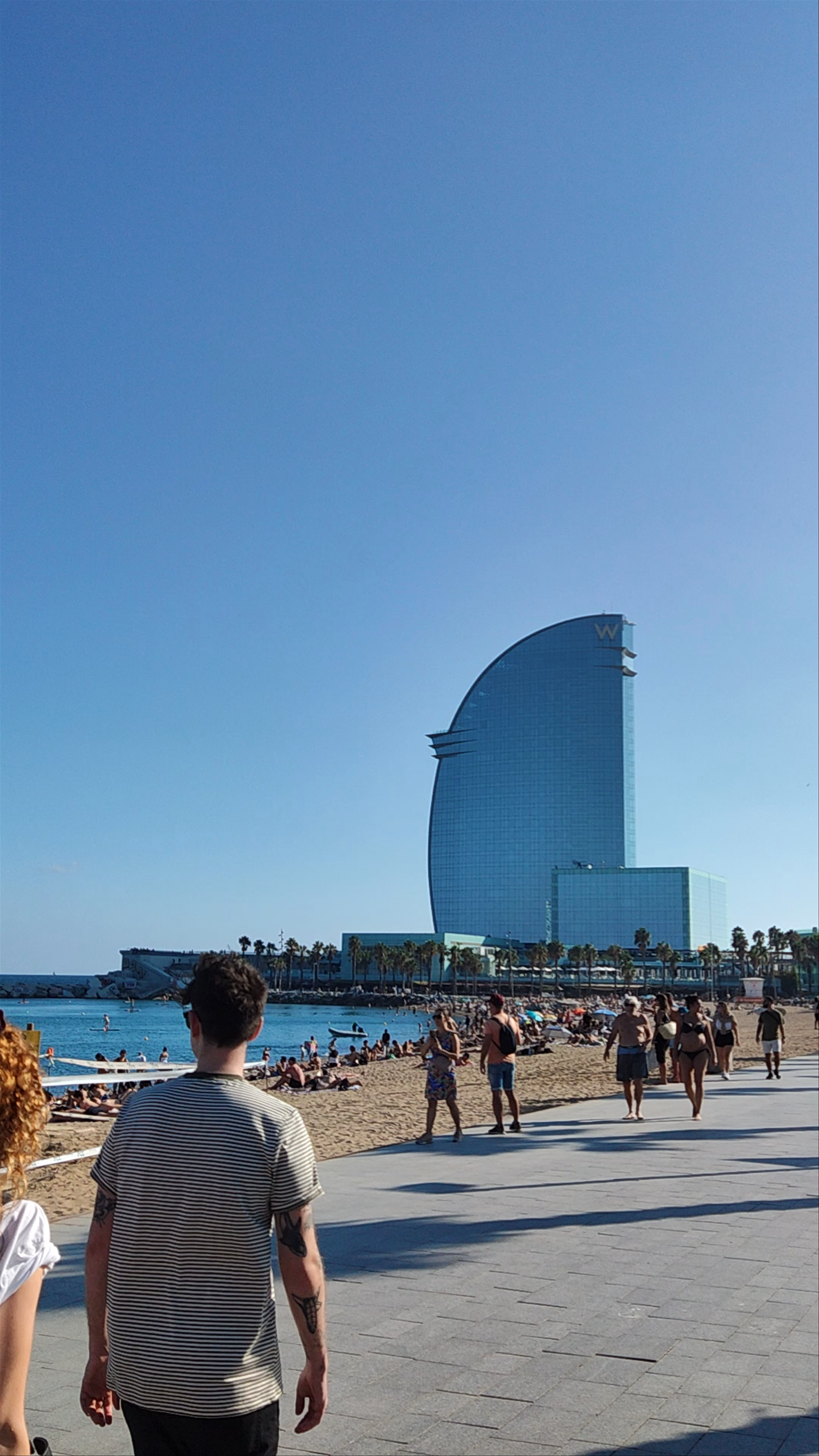 Sunny Vibes at Platja de Sant Sebastià, Barcelona