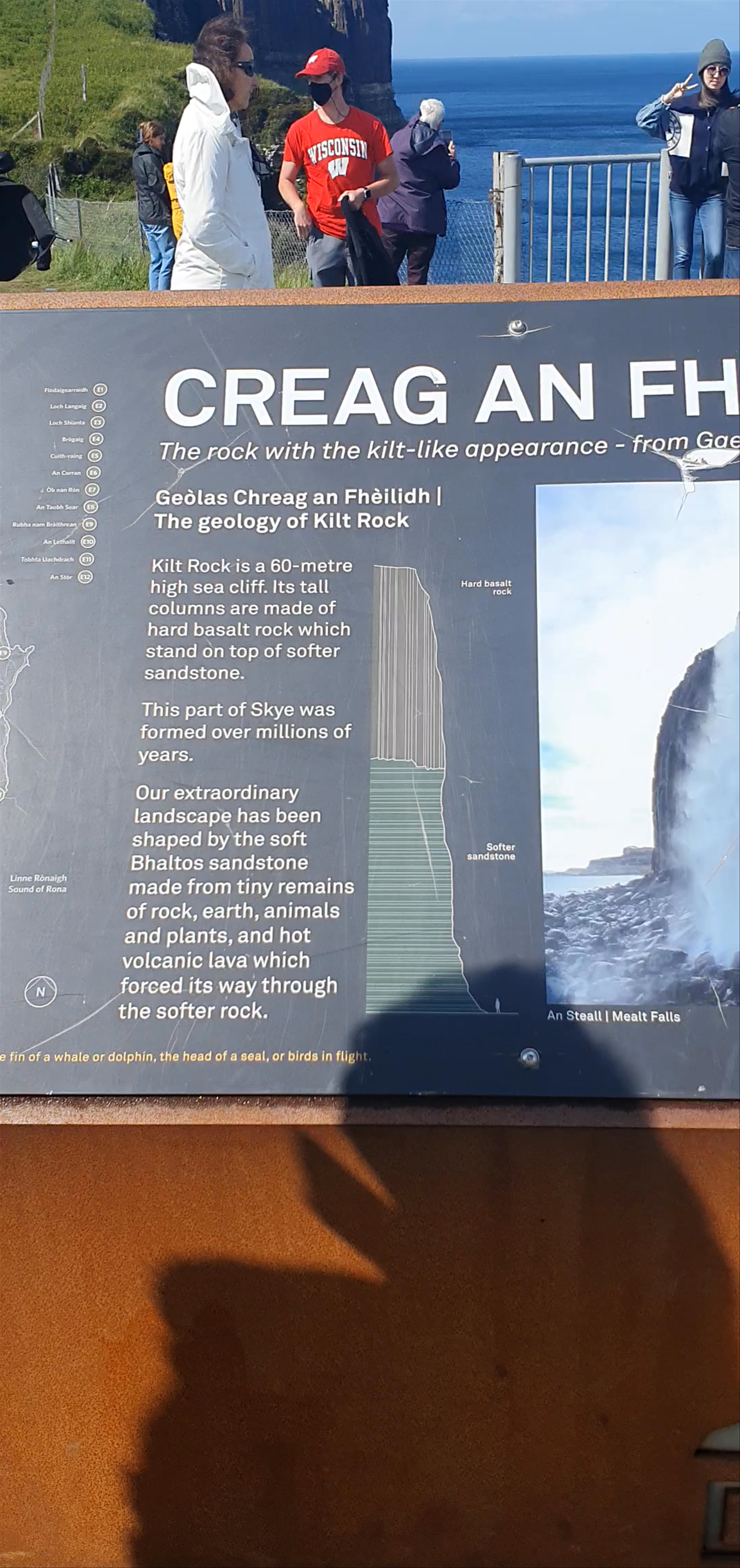 Creag an Fhèidh: Dramatic Coastal Cliffs and Waterfalls near Portree, Isle of Skye