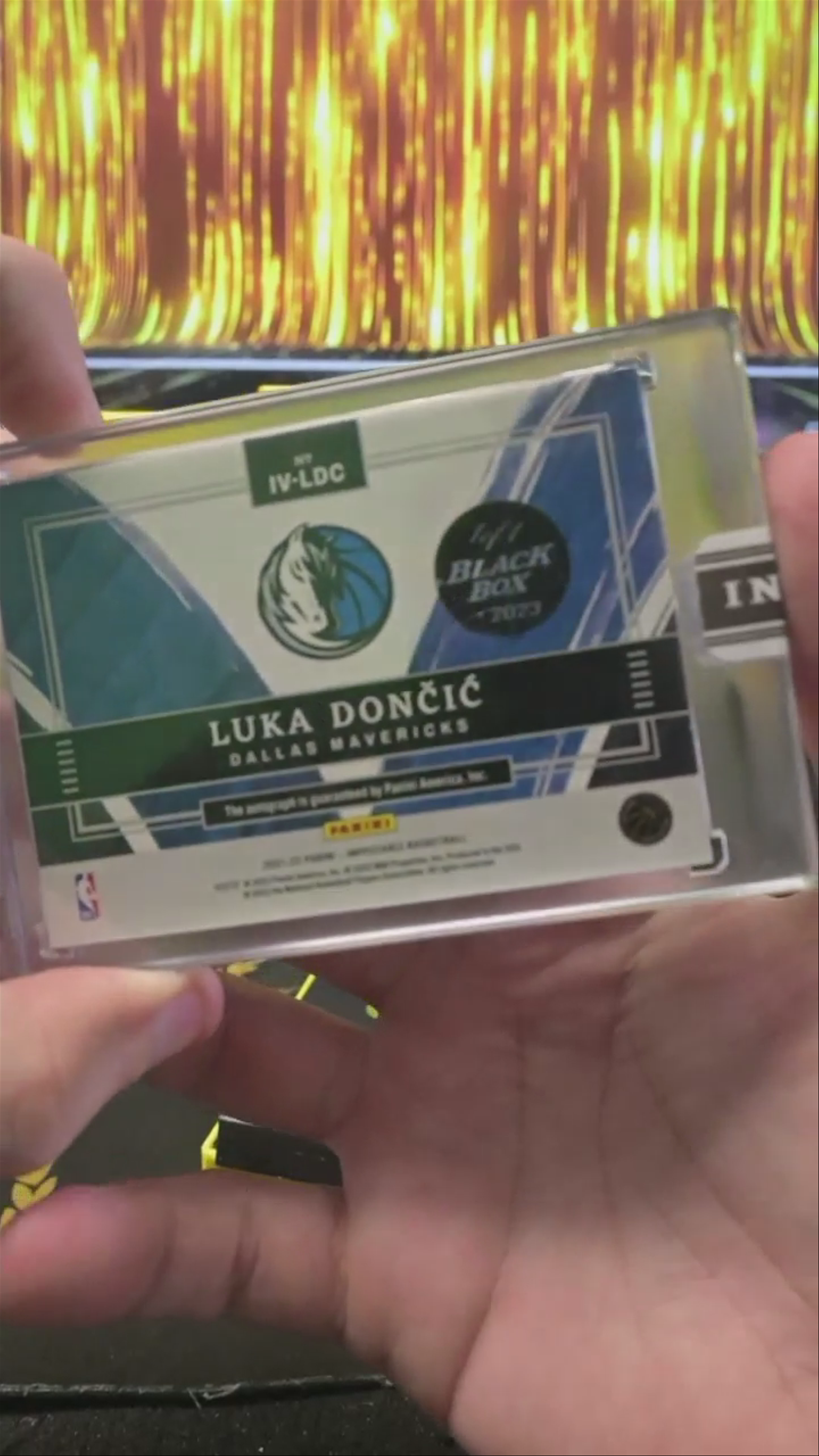 2021-22 Panini Impeccable Luka Doncic Victory Auto 1/1