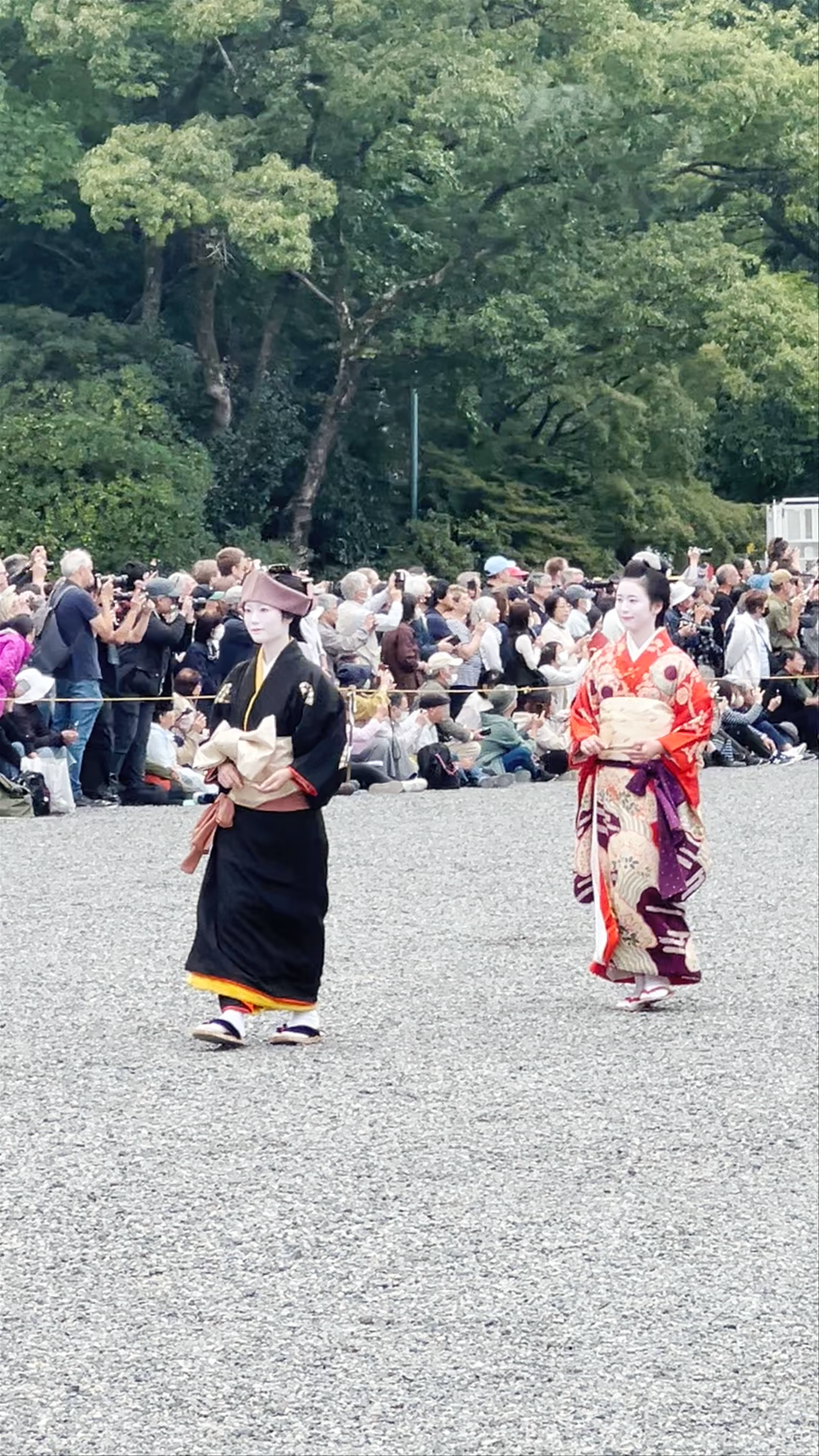 Traditional Kimono Procession at Kyoto Imperial Park
