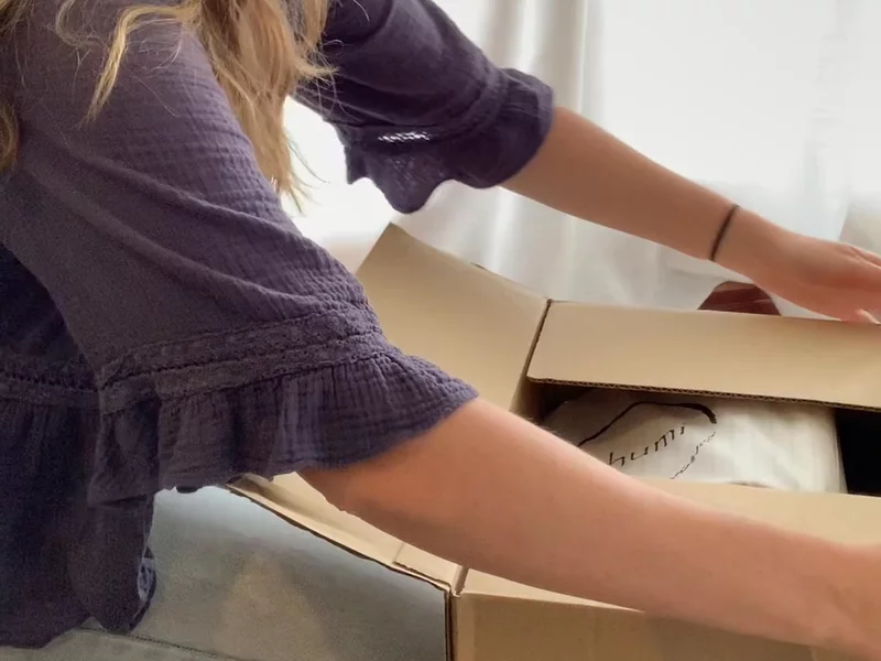 Bedding unboxing