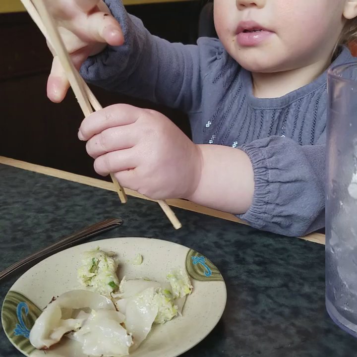Toshi's Ramen - Both my kiddos learned how to use chopsticks here. She has a way to go but we are proud of her. - Ramen Near Me - Eugene, Oregon