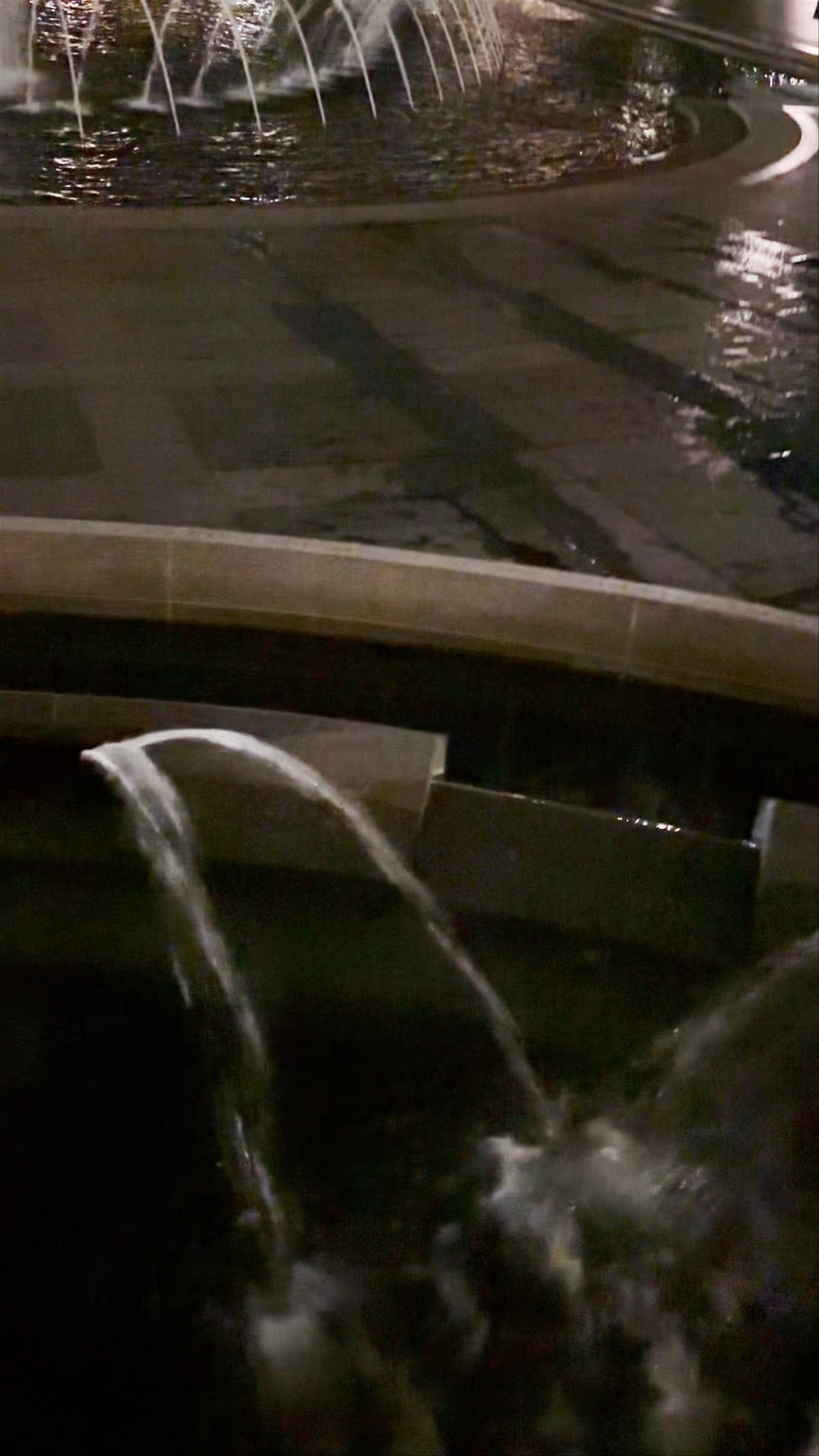 World War II Memorial at Night: Reflective Serenity in Washington, DC