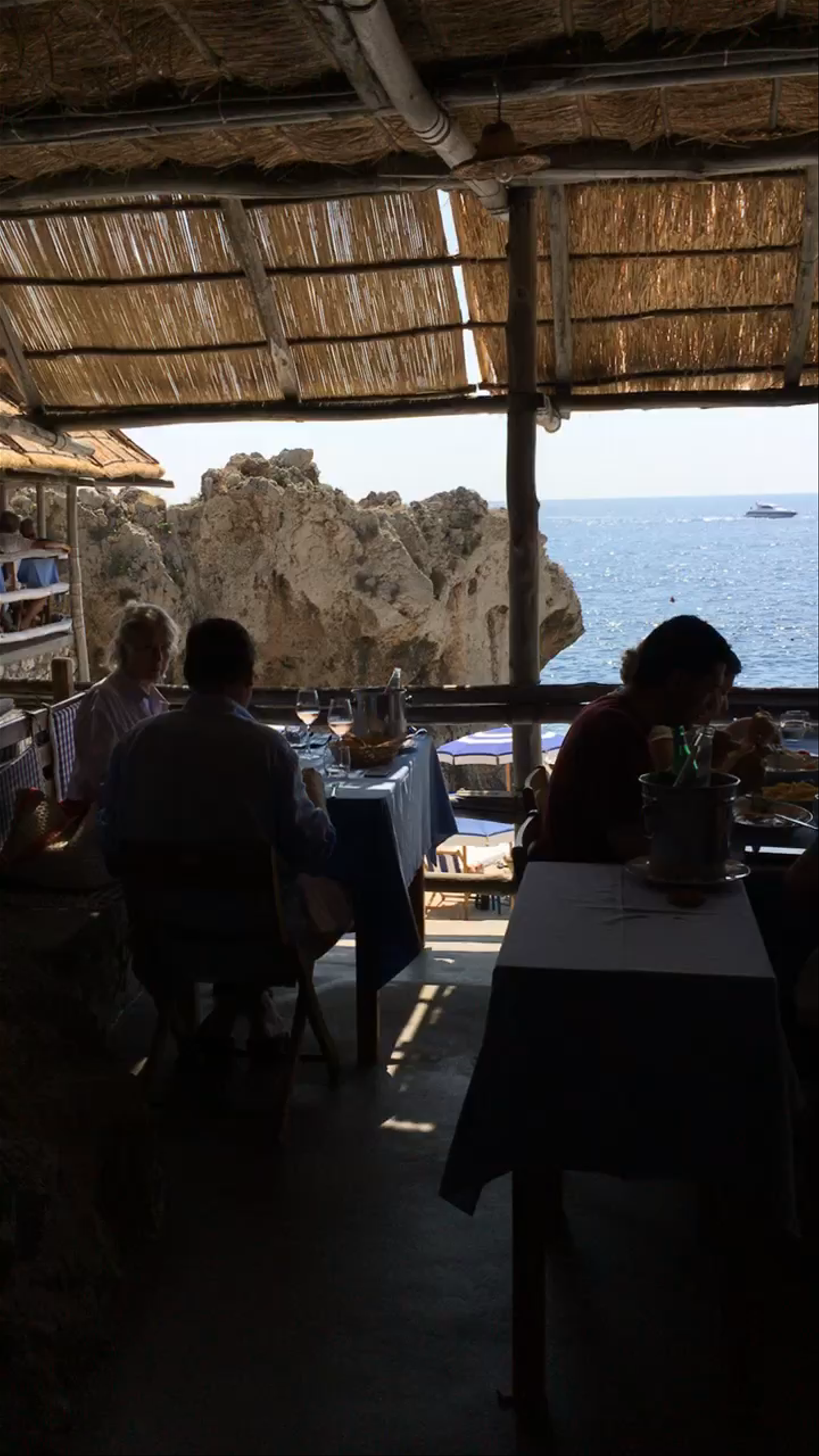 La Fontelina beach club restaurant 