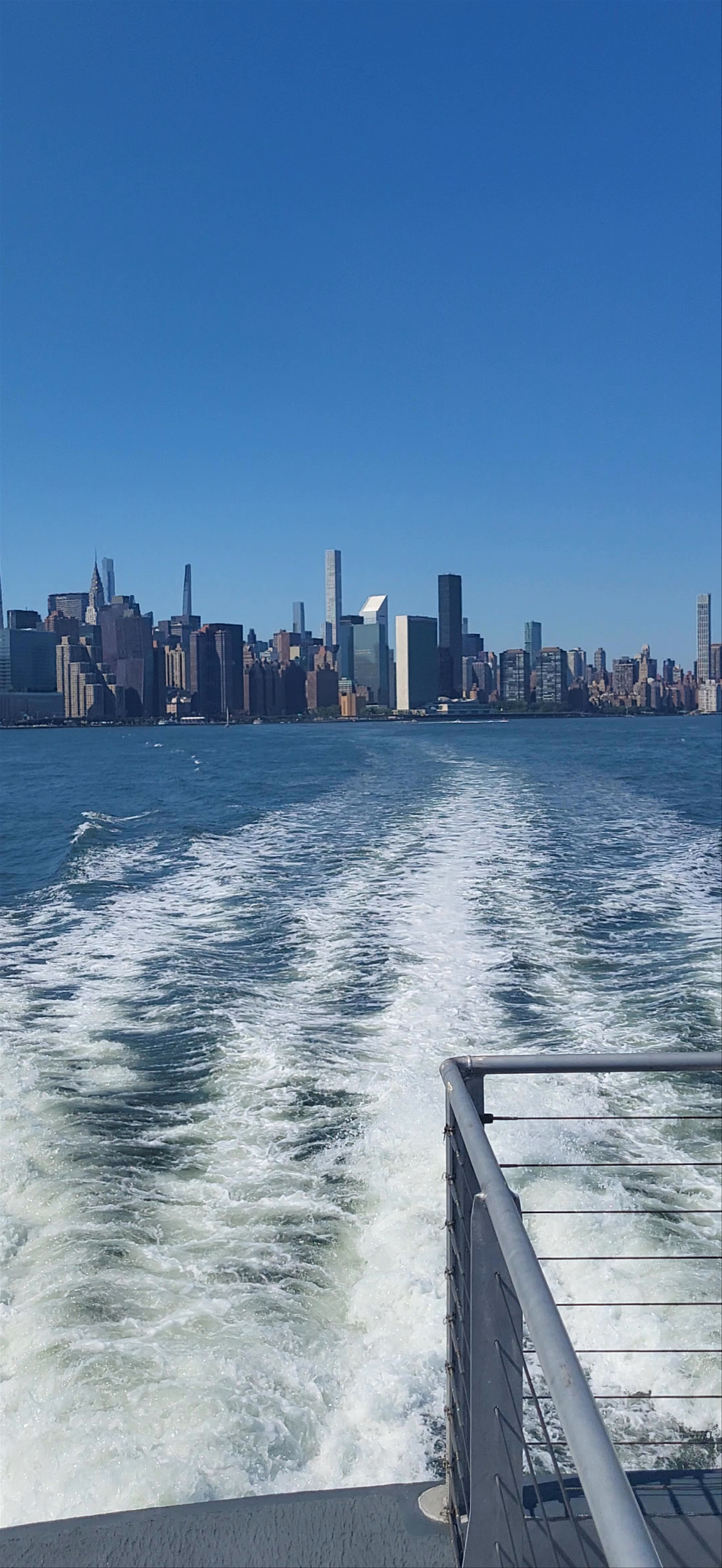 NYC Ferry Ride from Brooklyn Featuring Iconic Manhattan Skyline