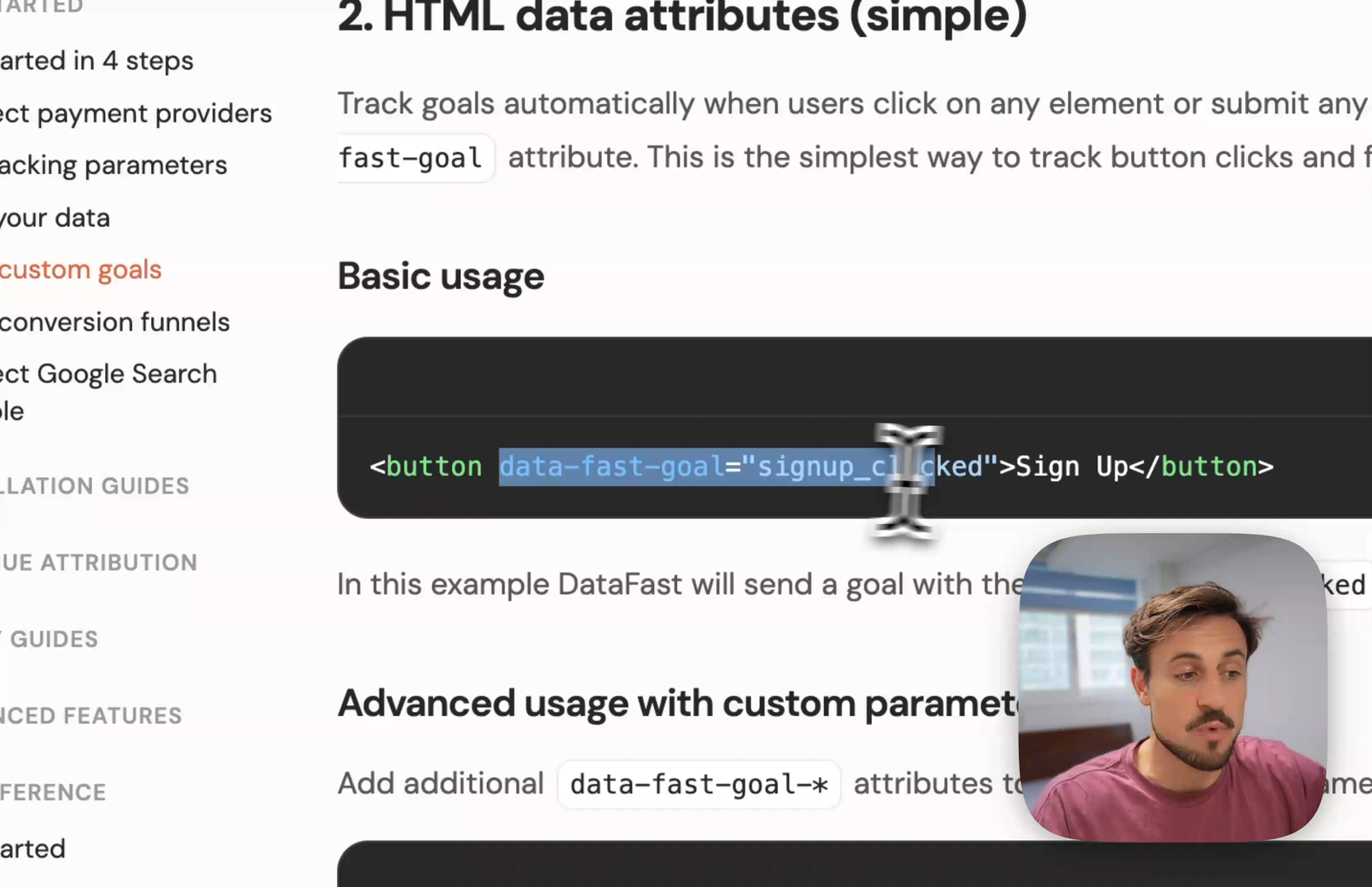 HTML attribute tracking ⚡