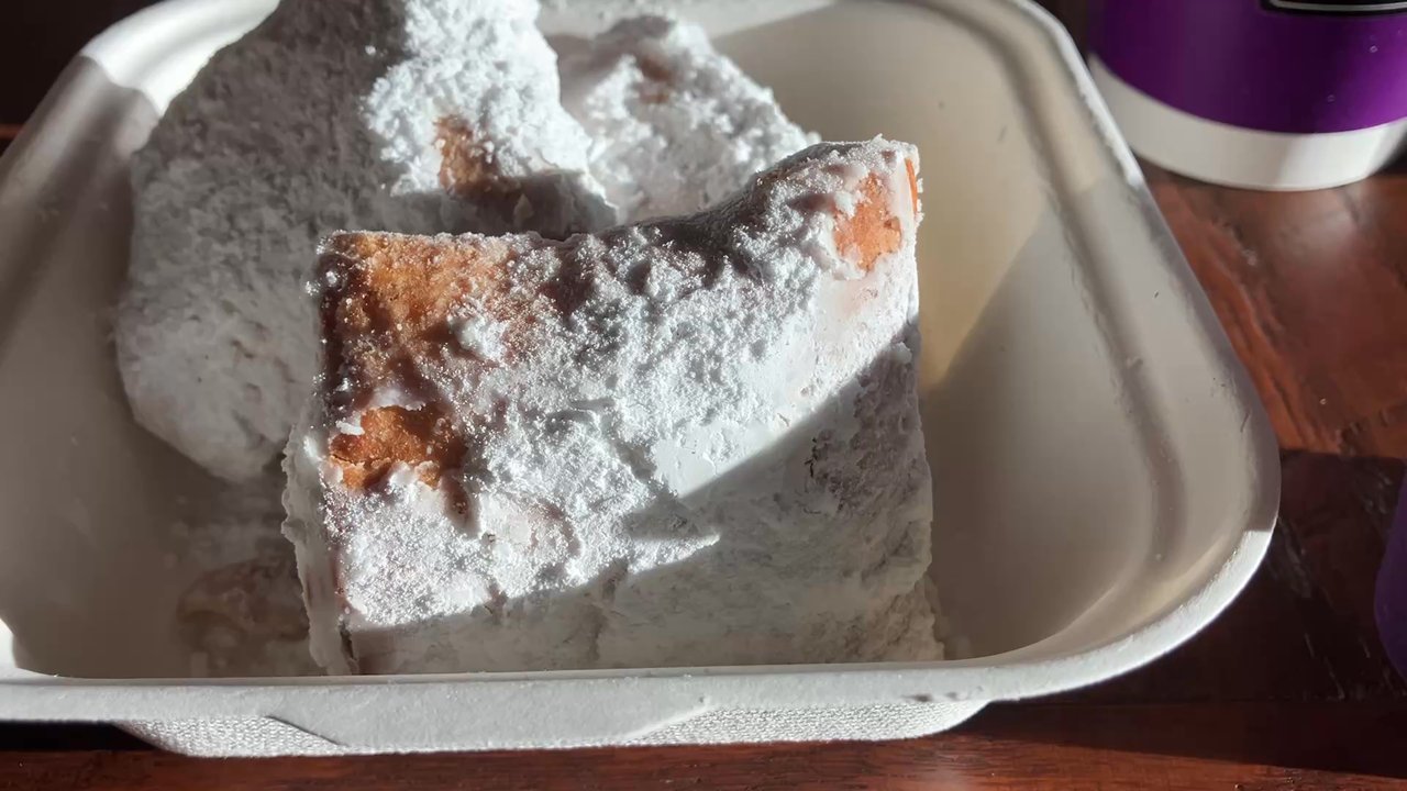 PJ's Coffee - Beignets, white chocolate & praline cream latte - Coffee & Tea Near Me - Fort Worth, Texas