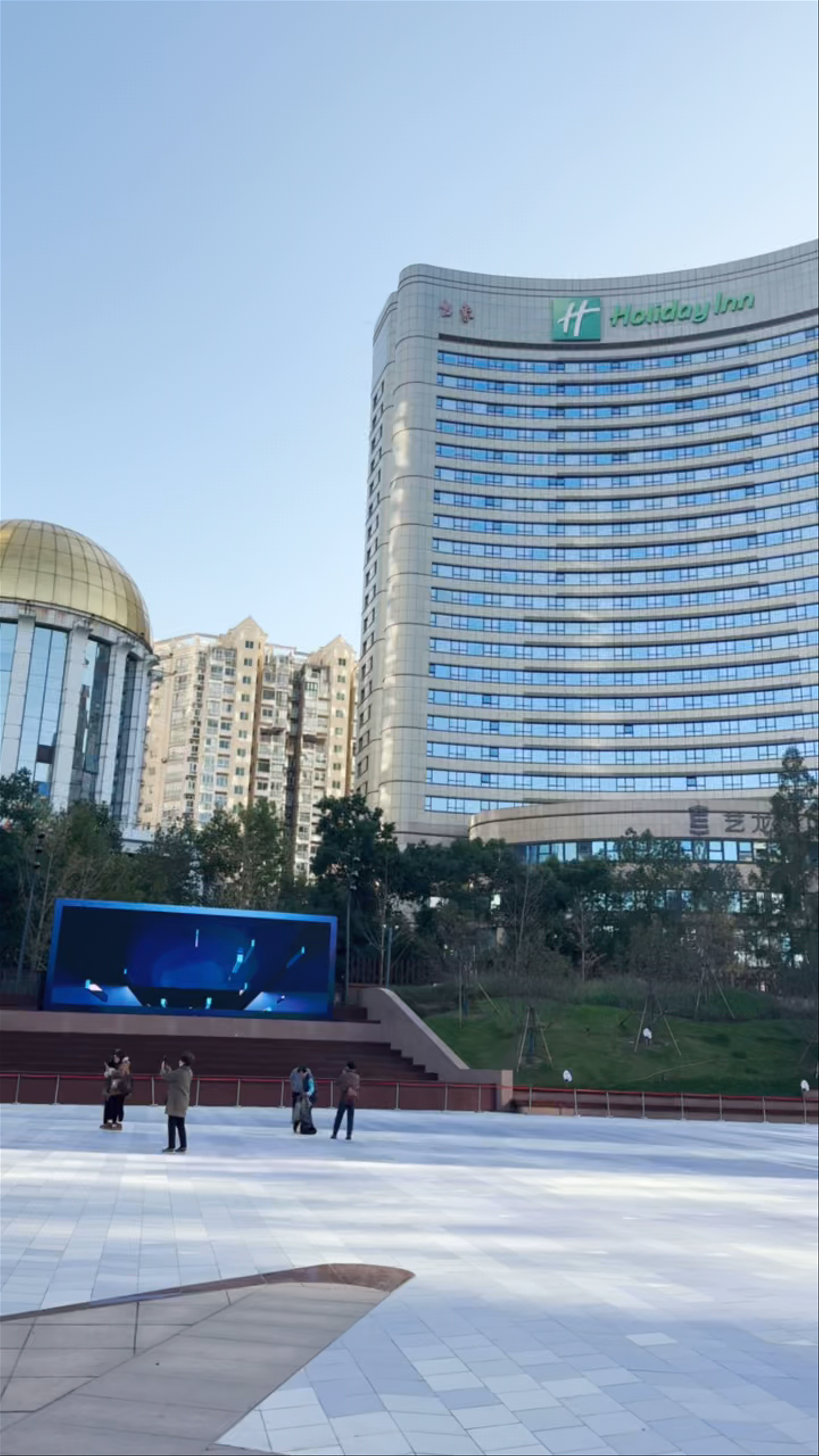 Vibrant Urban Life at People's Square, Shanghai