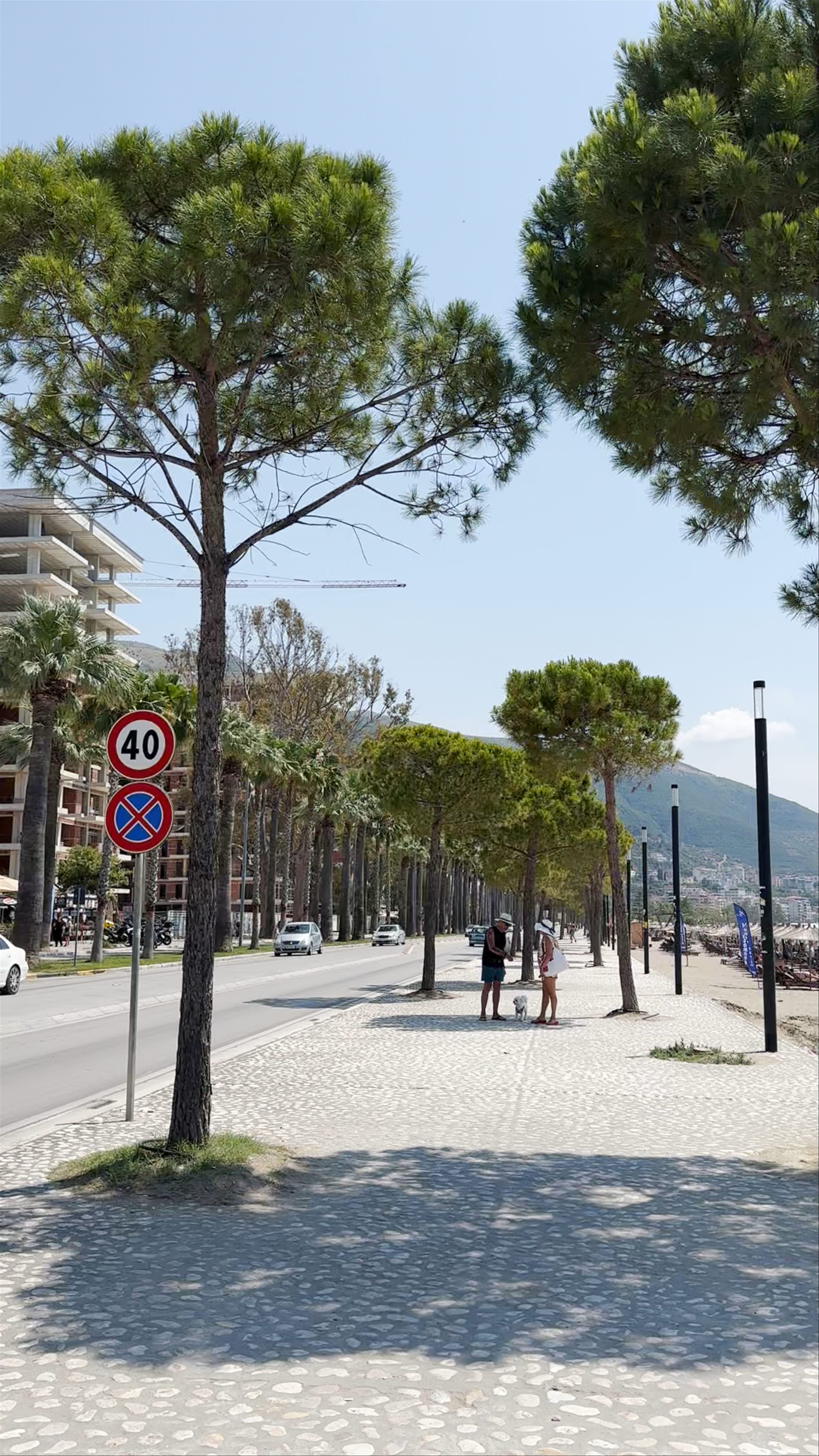 Sun-Kissed Stroll Along Plazhi MonteCarlo Beach in Vlorë, Albania