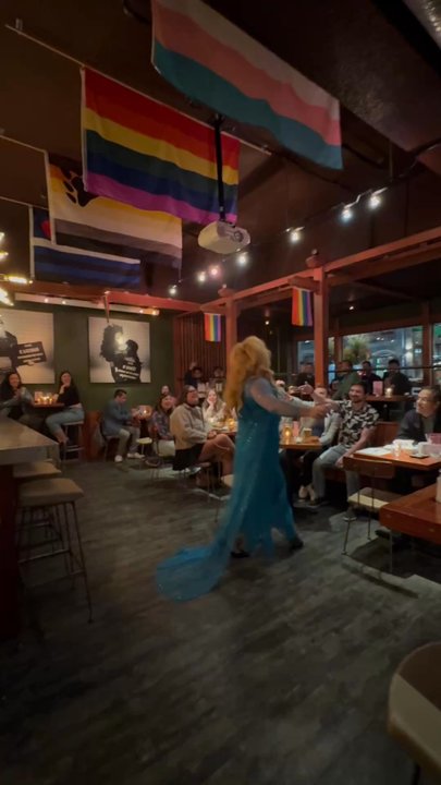 Vicious Poodle - Elsa doing her thing - Gay Bars Near Me - Victoria, British Columbia
