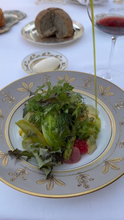 Passalacqua - Seasonal salad with pumpkin cream and veggies from the garden - Hotels Near Me - Moltrasio, Colorado