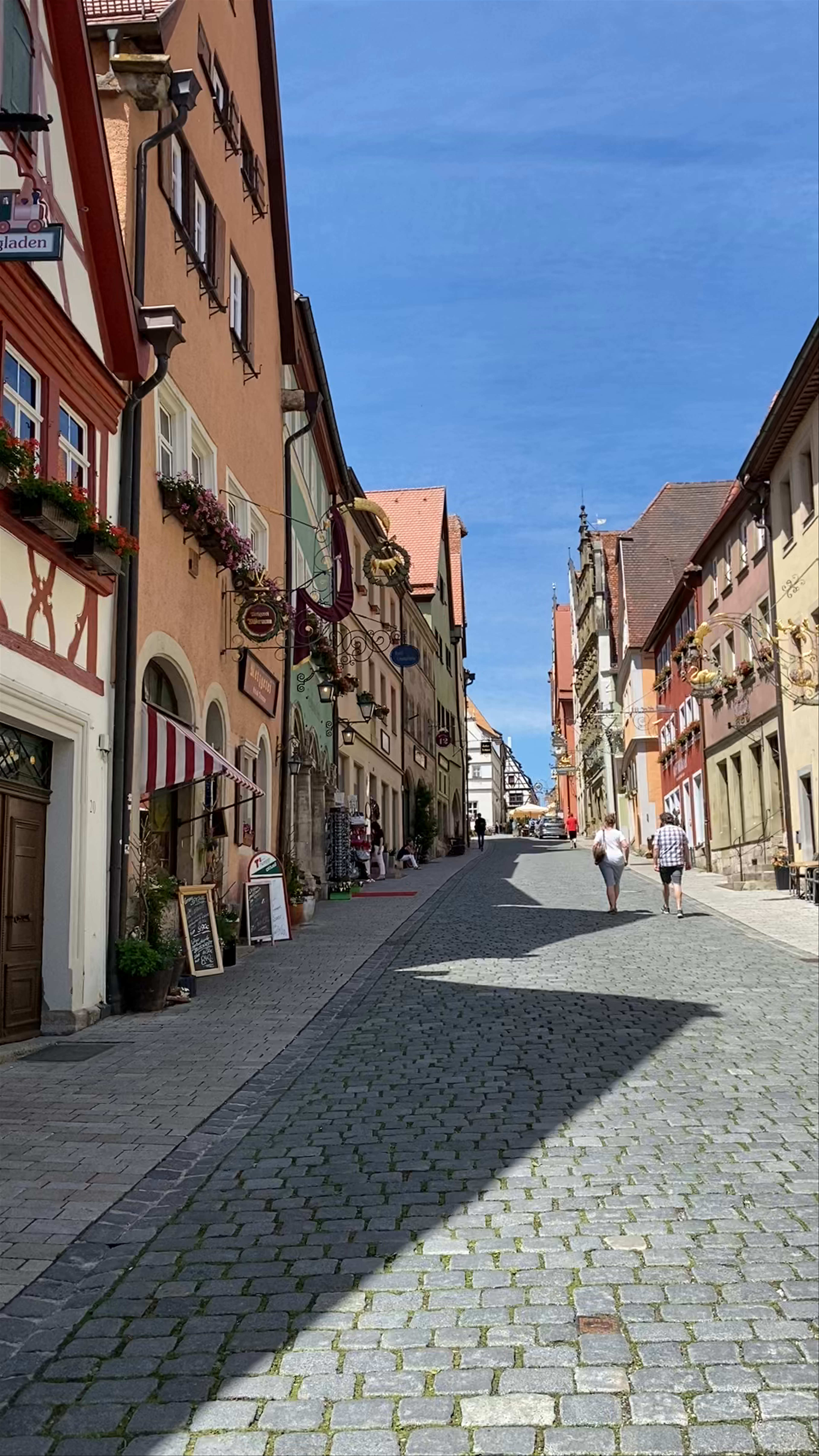 Strolling Through Rothenburg ob der Tauber's Charming Historic Street