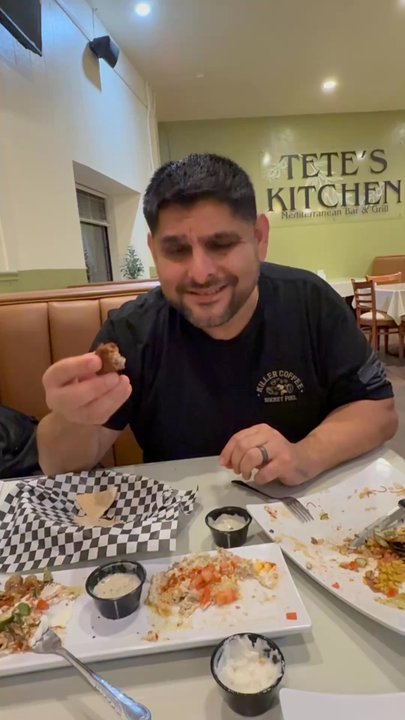 Tete’s Kitchen - Meat thingy has a cool name.... It's good - Mediterranean Near Me - Clovis, California