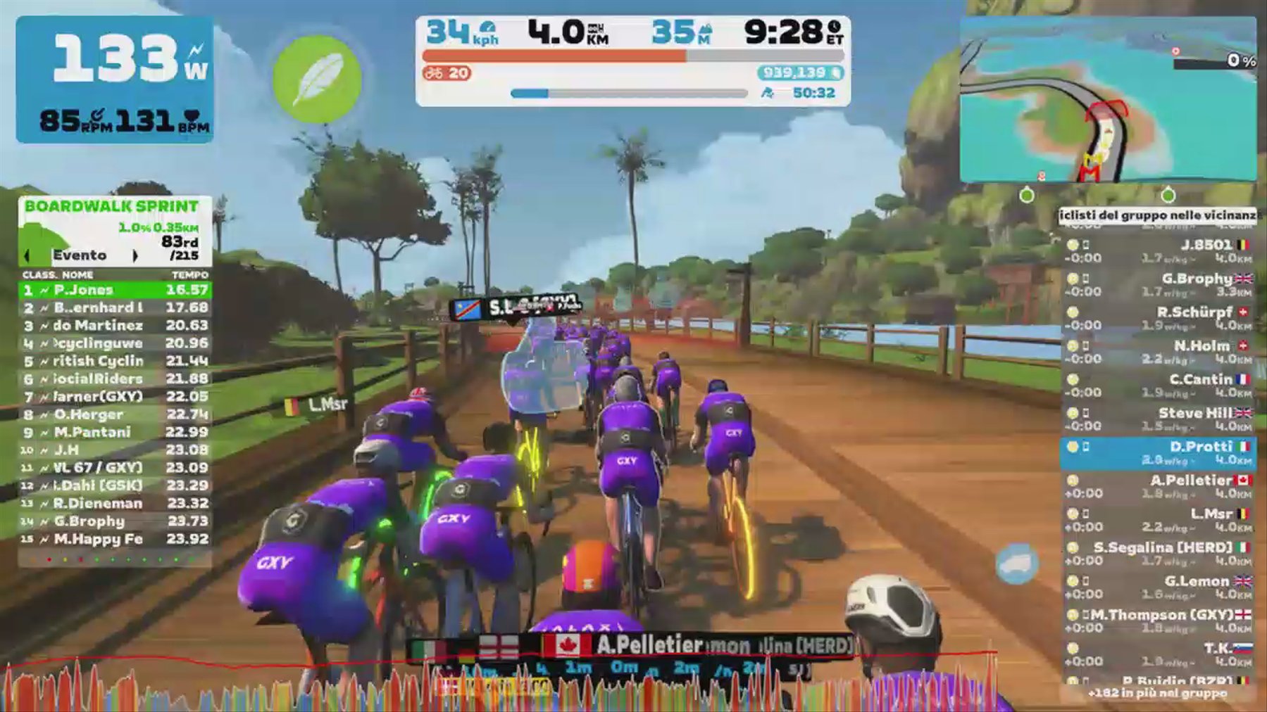 Zwift - Group Ride: GXY LOW LOOSEY GOOSEY [1.4-1.8 WKG] CAT D (D) on Fine and Sandy in Makuri Islands