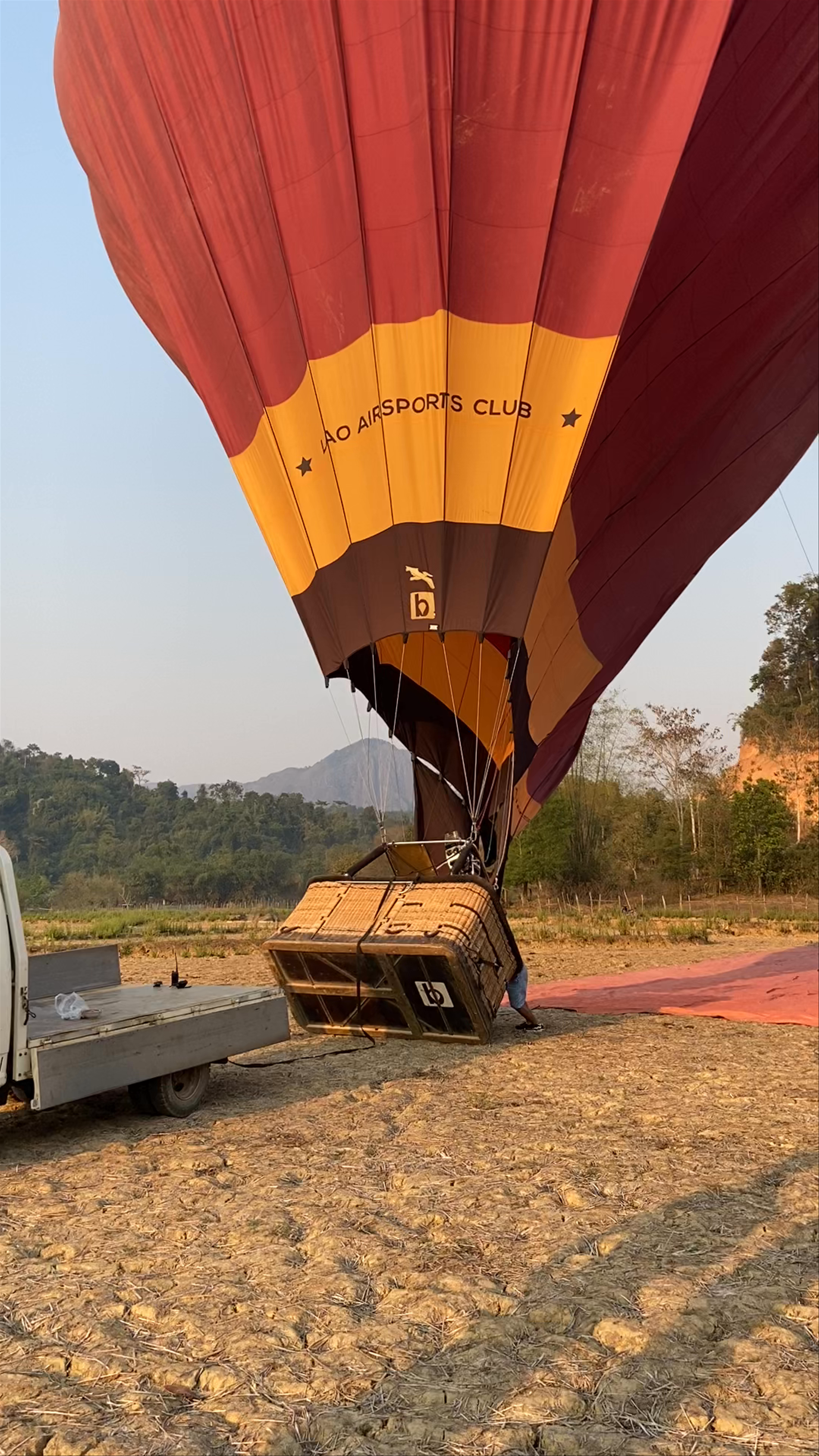 Above Laos Ballooning