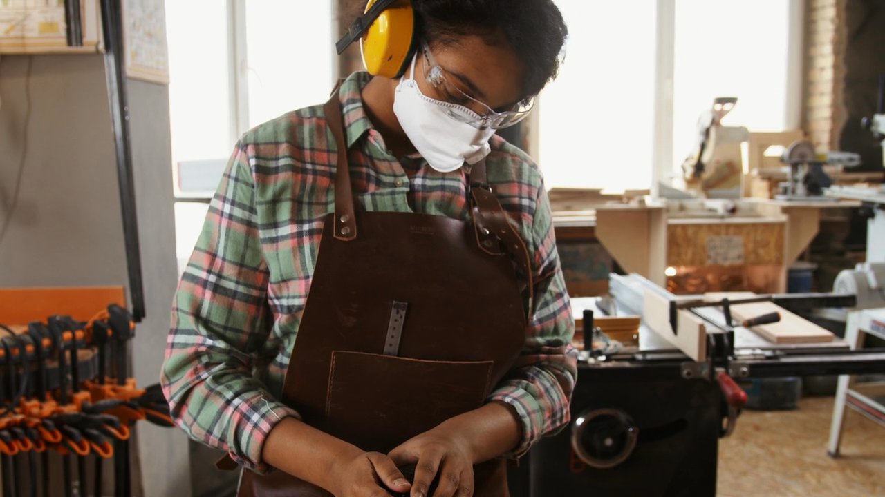 A steady sanding pass