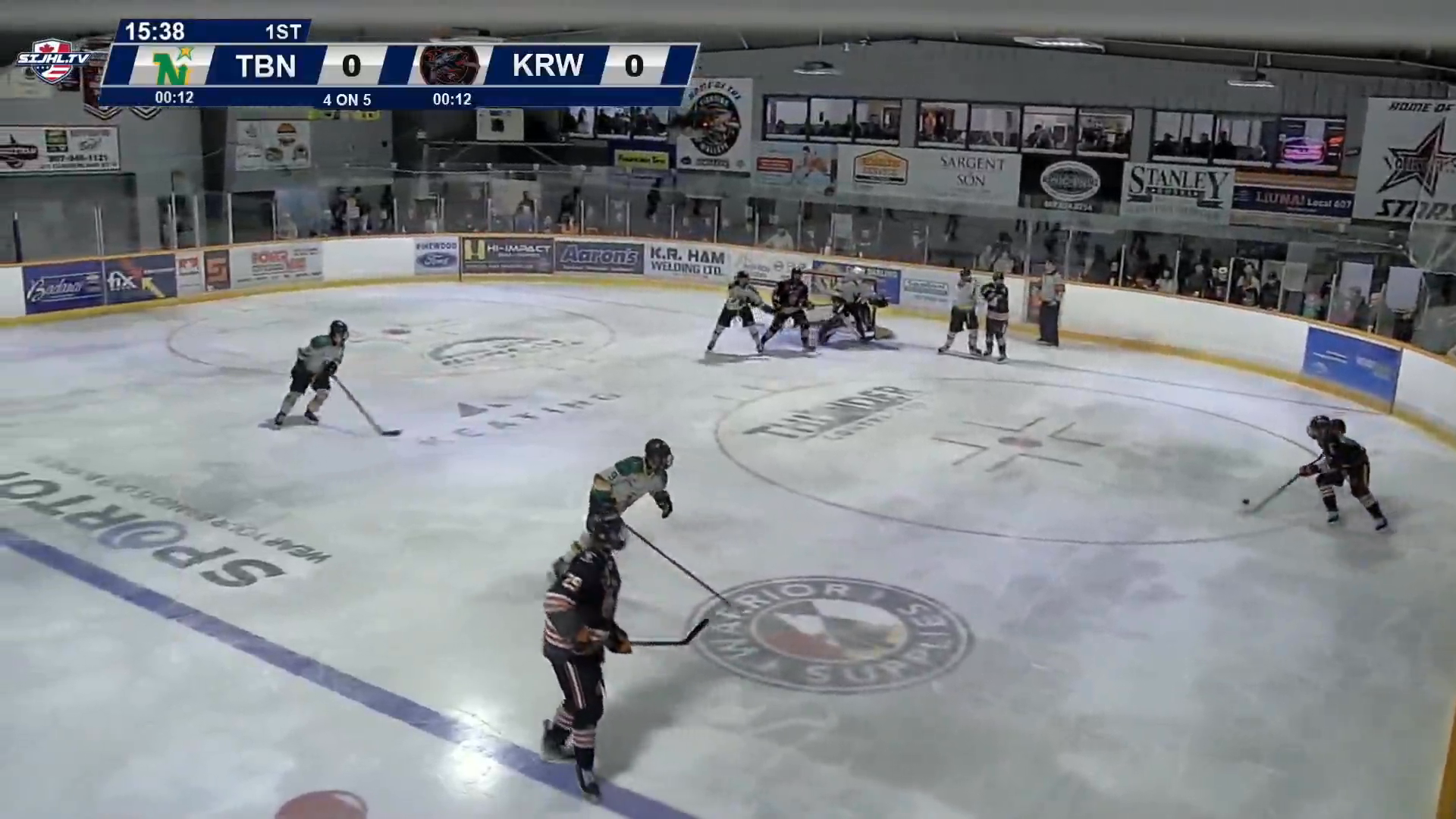 Eric Sheriff  Goal vs Walleye - Thunder Bay Highlights