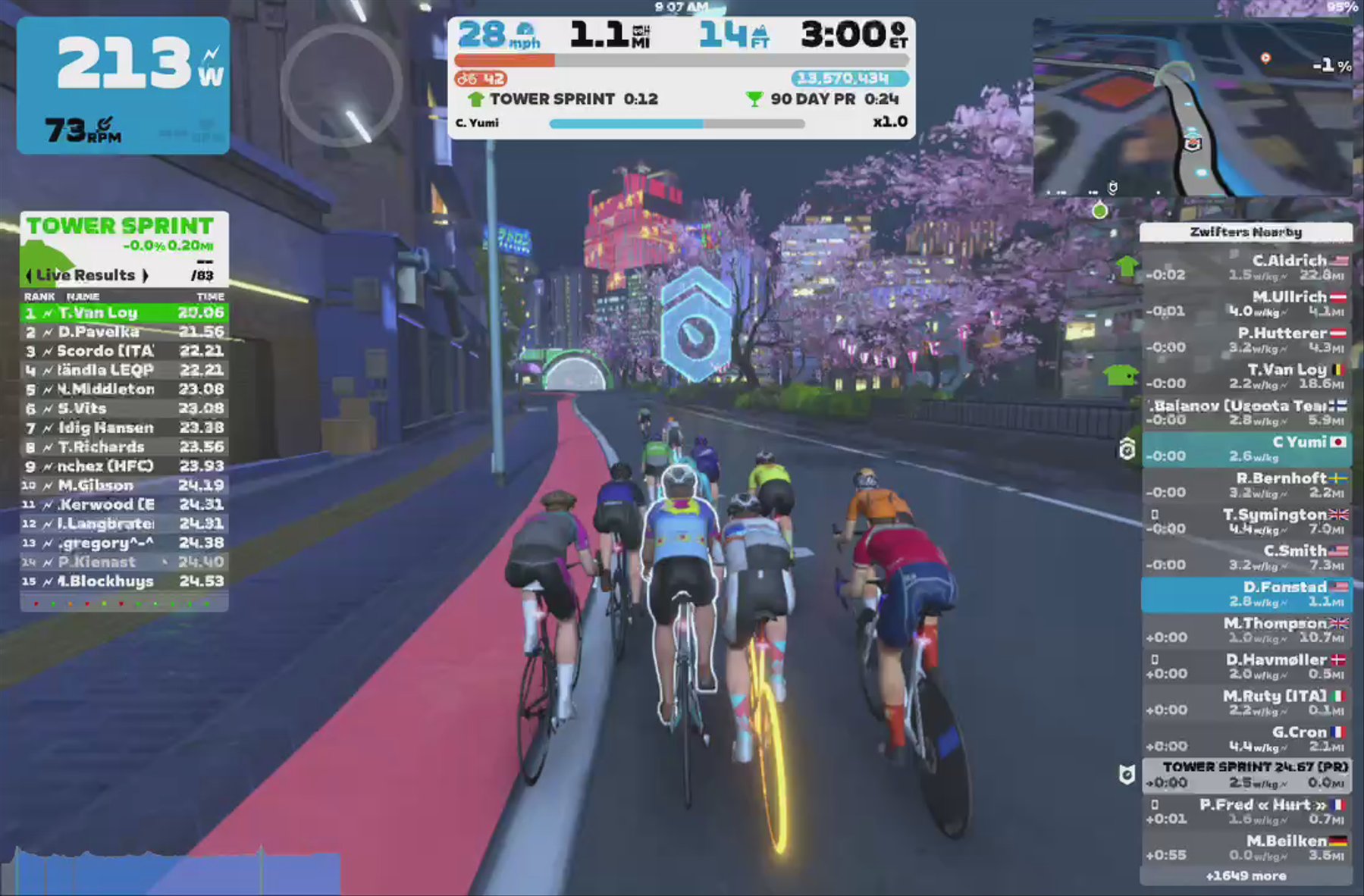 Zwift - Pacer Group Ride: Sprinter's Playground in Makuri Islands with Yumi