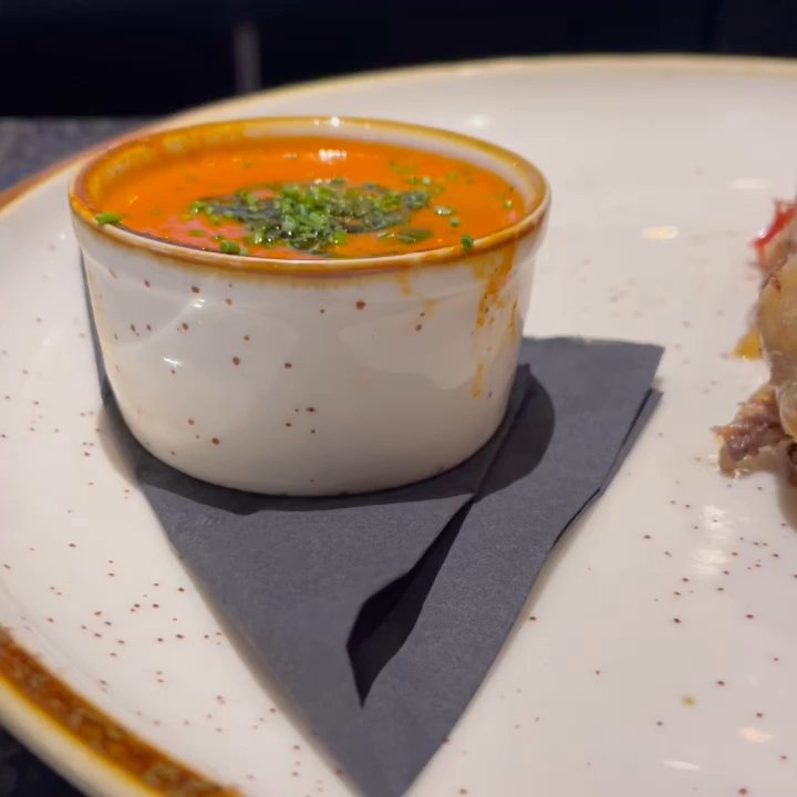 Craft House At Corque - Short rib grilled cheese w/ tomato bisque soup - New American Near Me - Solvang, California