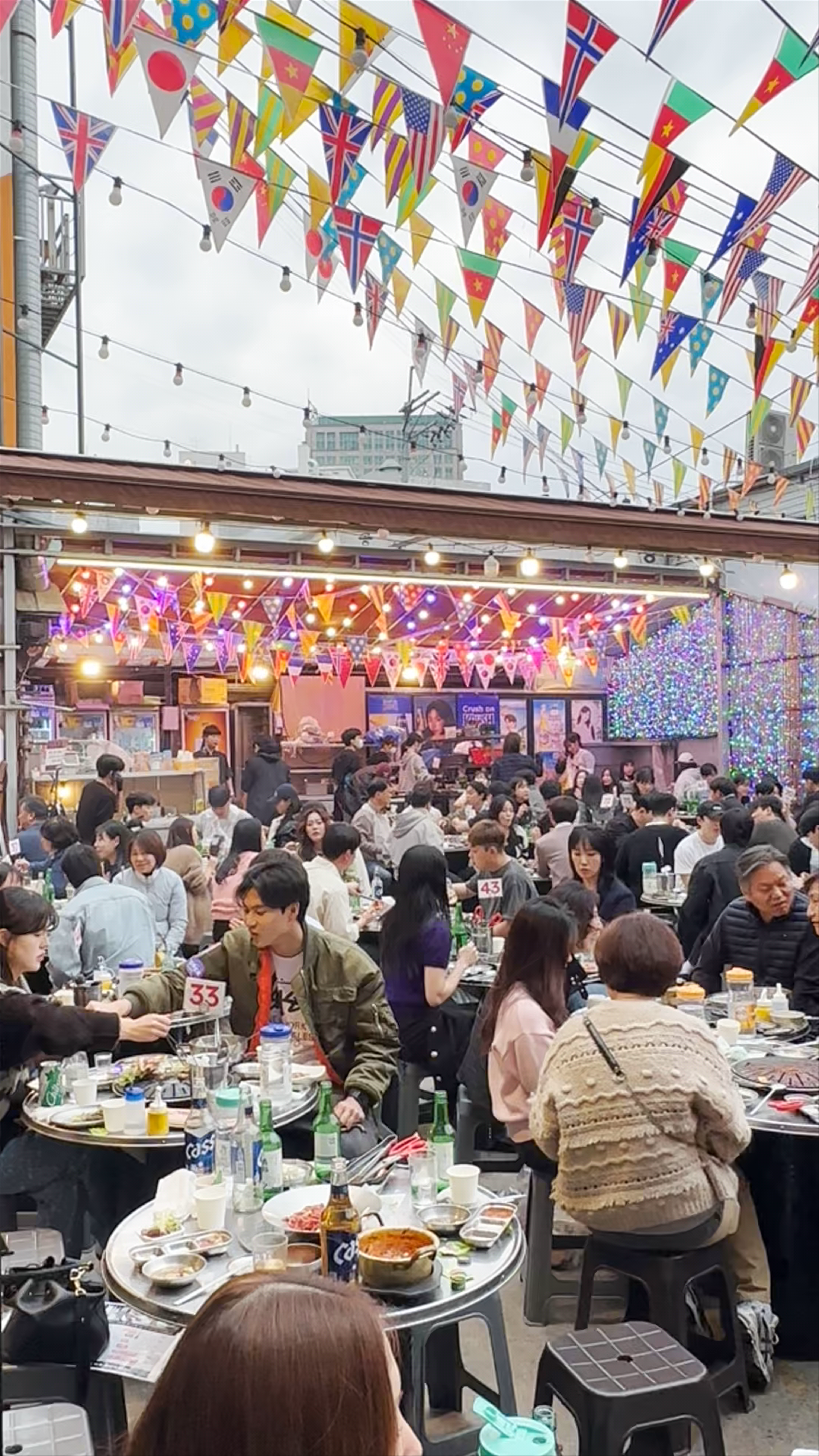 Vibrant Social Dining Experience in Myeongdong, Seoul