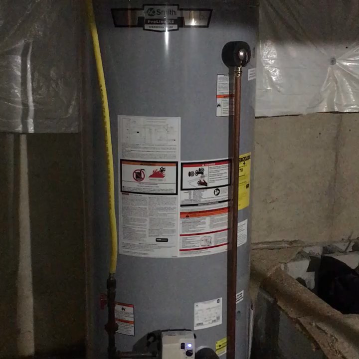 Sobieski Services - 75 gallon natural gas powered vent water heater! - Plumbing Near Me - Newark, Delaware