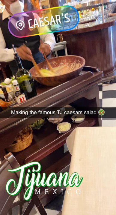 Hotel Caesar's - Making original Caesar salad !!! Yum !!! - Hotels Near Me - Tijuana, BCN