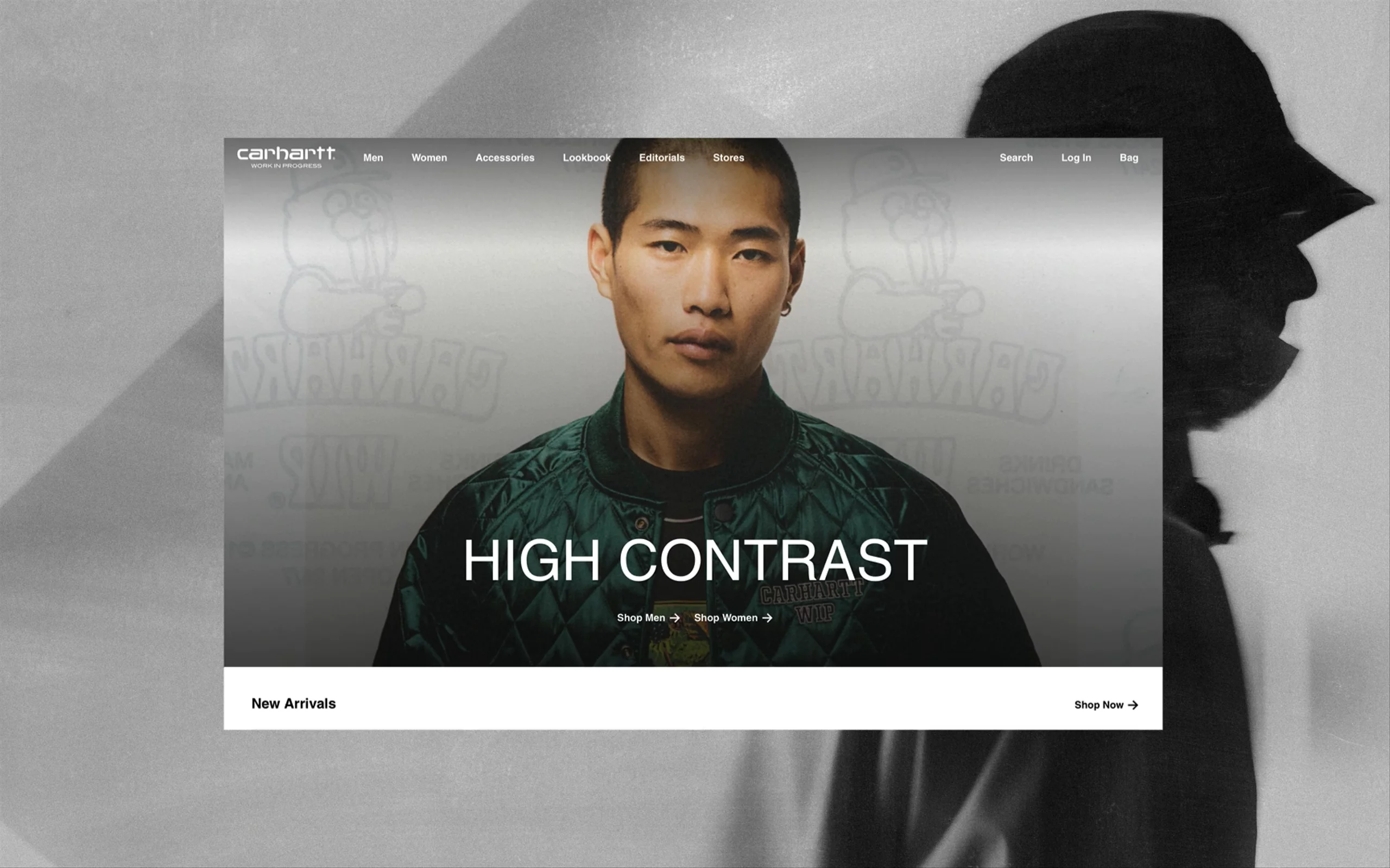 Carhartt-WIP home page desktop