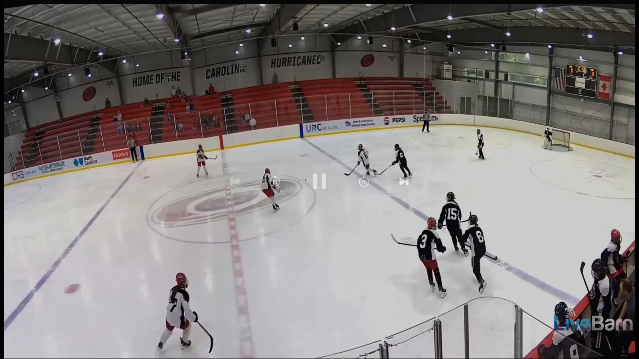 Fairmont Prep: puck control behind the net