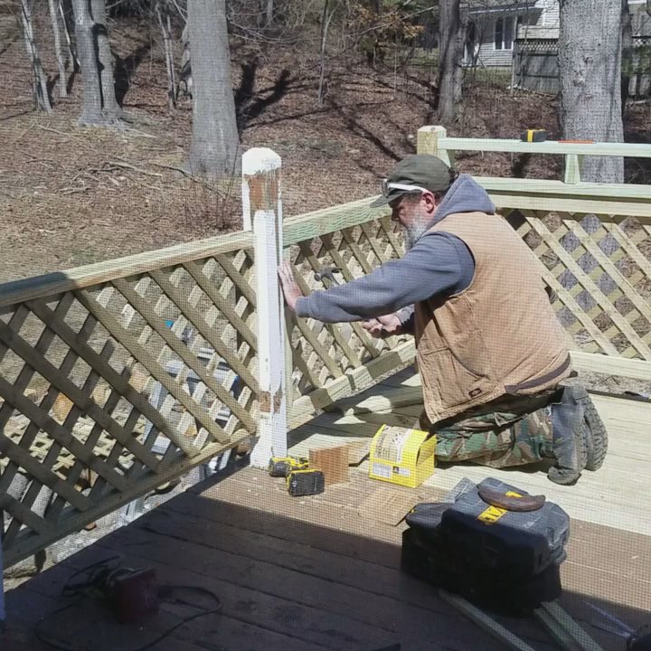 Red Hook Design - Almost done. Old railing gone; new railings almost all up! - General Contractors Near Me - Portland, Maine