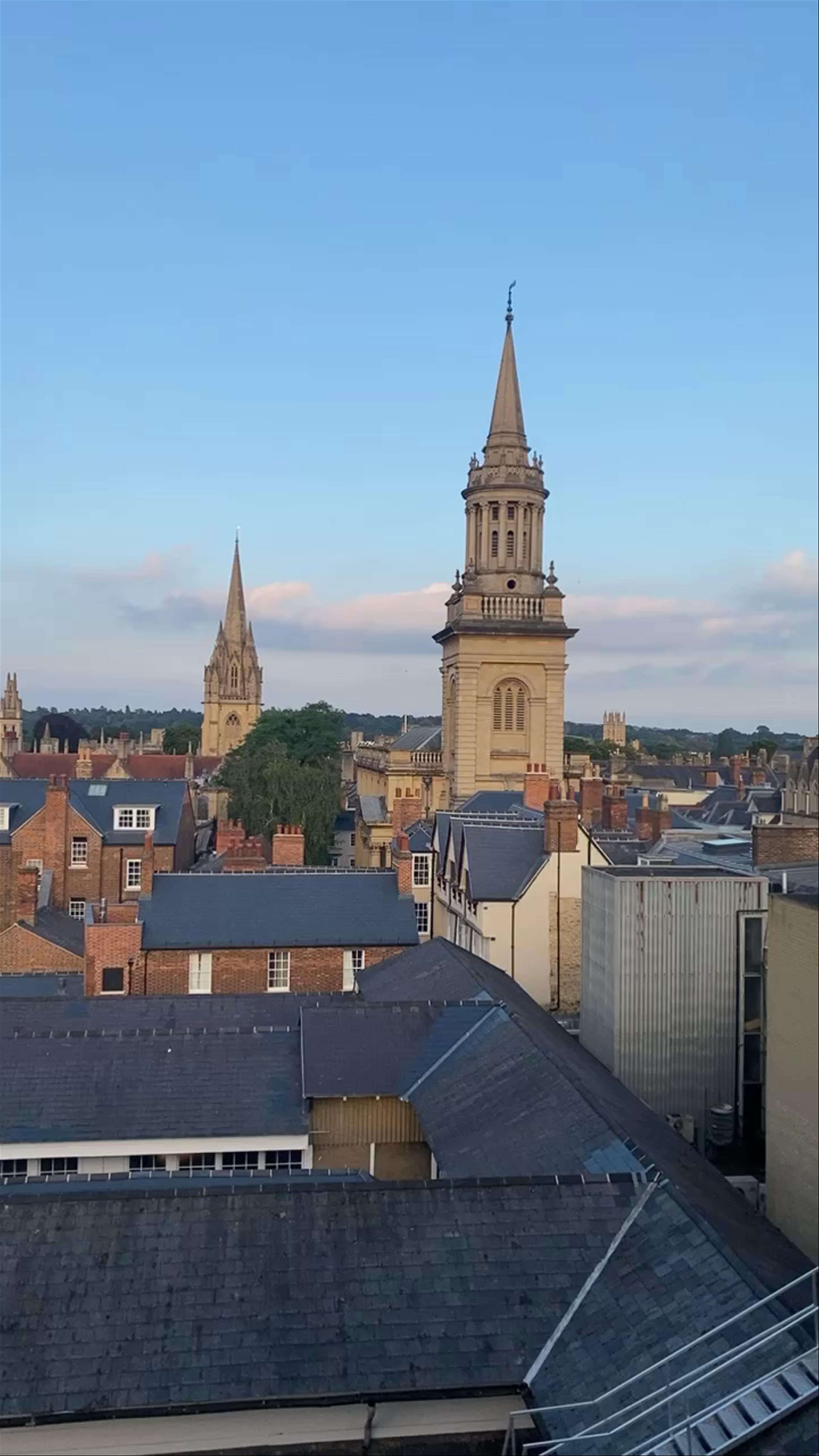 Historic Rooftop Views Over Oxford's Iconic Spires