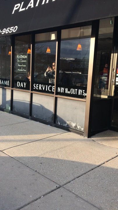 Platinum Dry Cleaners - This is the owner's family taking pictures of me and my car when I left, so I just smiled and waved. How unprofessional! How inappropriate! - Dry Cleaning Near Me - Chicago, Illinois