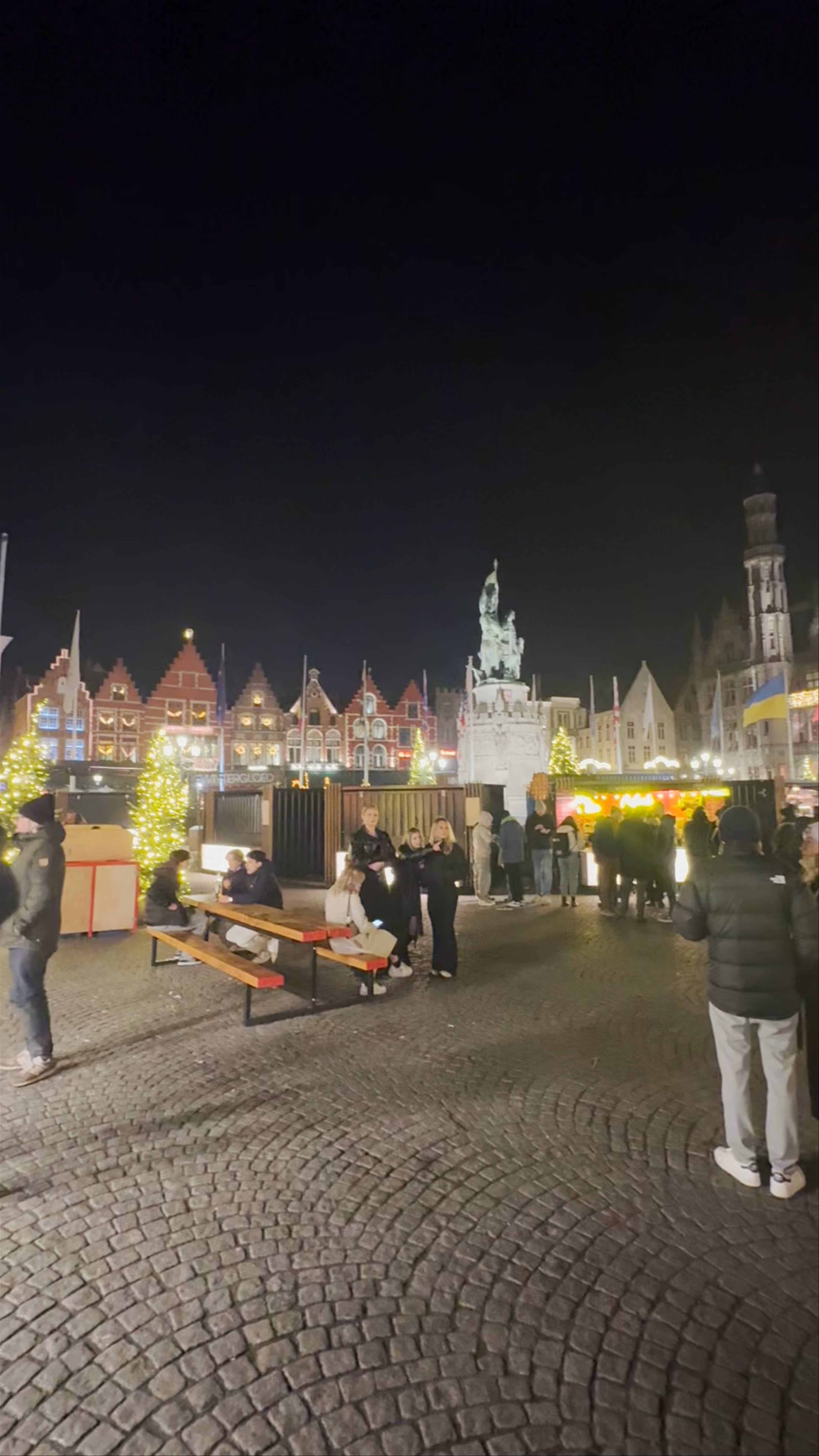 Wintergloed Kunstschaatspiste at Minnewater in Bruges: Magical Christmas Night Skating Experience