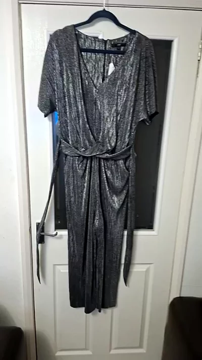 Next black sparkly Jumpsuit  imagen 1