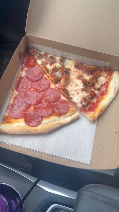 Taste Of Tuscany - Pepperoni pizza, which is my favorite and chicken cutlet pizza, my first time having the chicken cutlet pizza... - Pizza Near Me - Wayne, New Jersey