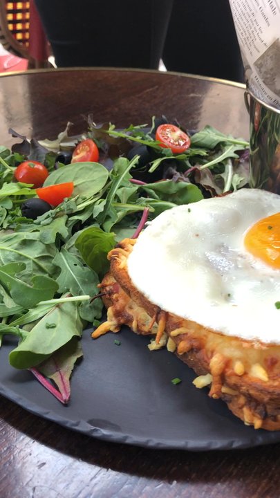 Café Montorgueil - Croque Madame - French Near Me - Paris, 75