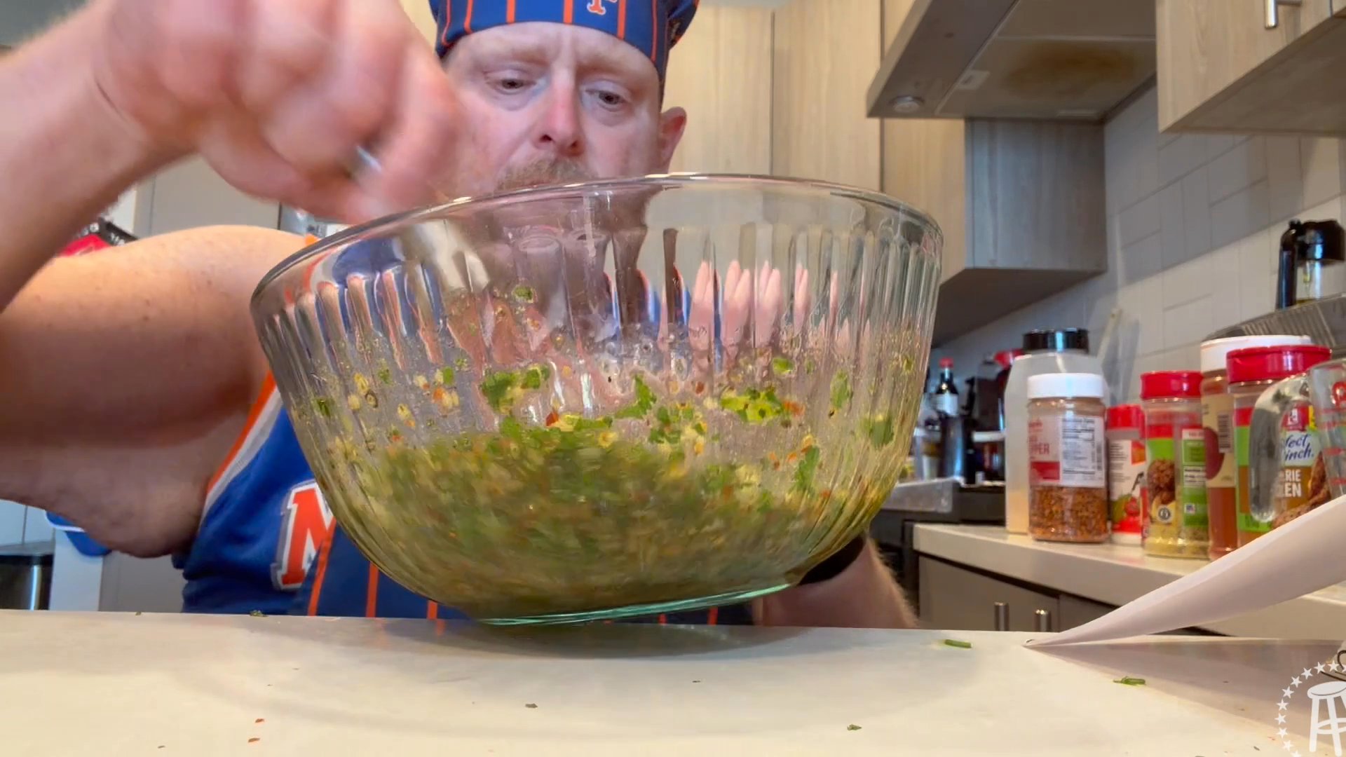 Tank Cooks Chimichurri Chicken
