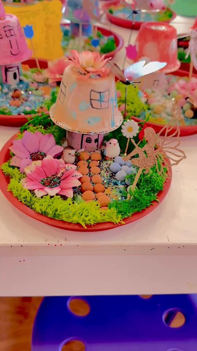 Bubblegum Art Studio - Fairy Gardens - Art Classes Near Me - Davis, California