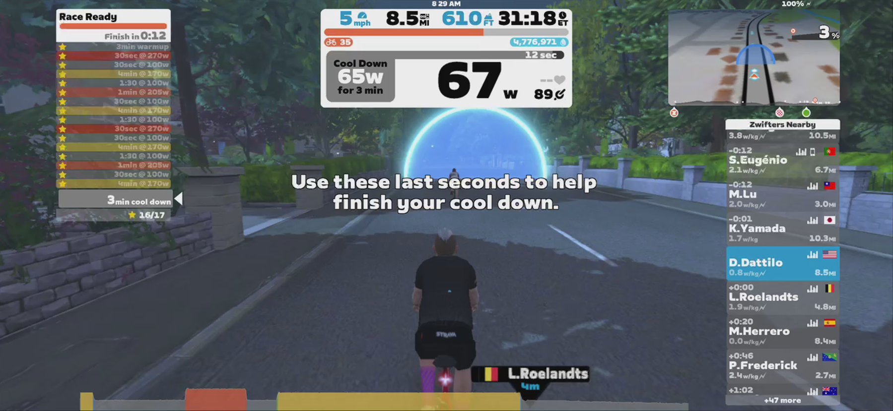 Zwift - Le Col - Training With Legends - Kristin Armstrong - Race Ready in Yorkshire
