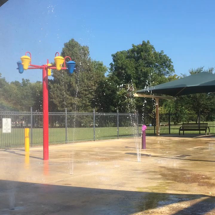 Brownlee Park - 9/16/17. Saturday morning. Spray Pad in full effect!! - Parks Near Me - Bossier City, Louisiana