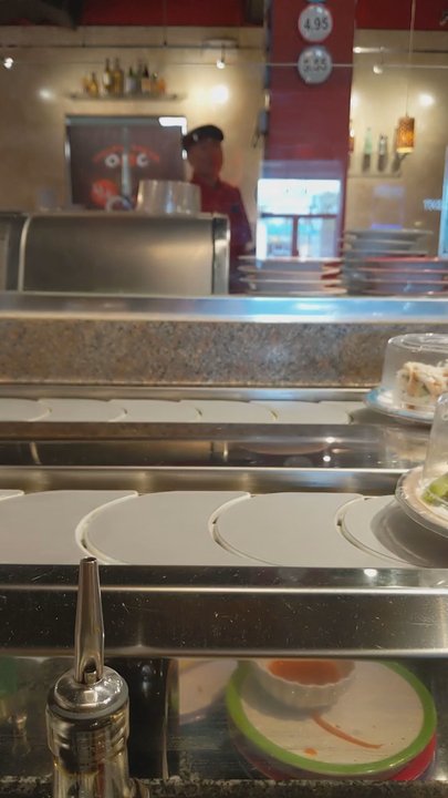OEC Revolving Sushi Bar - Conveyer - Conveyor Belt Sushi Near Me - Anchorage, Alaska