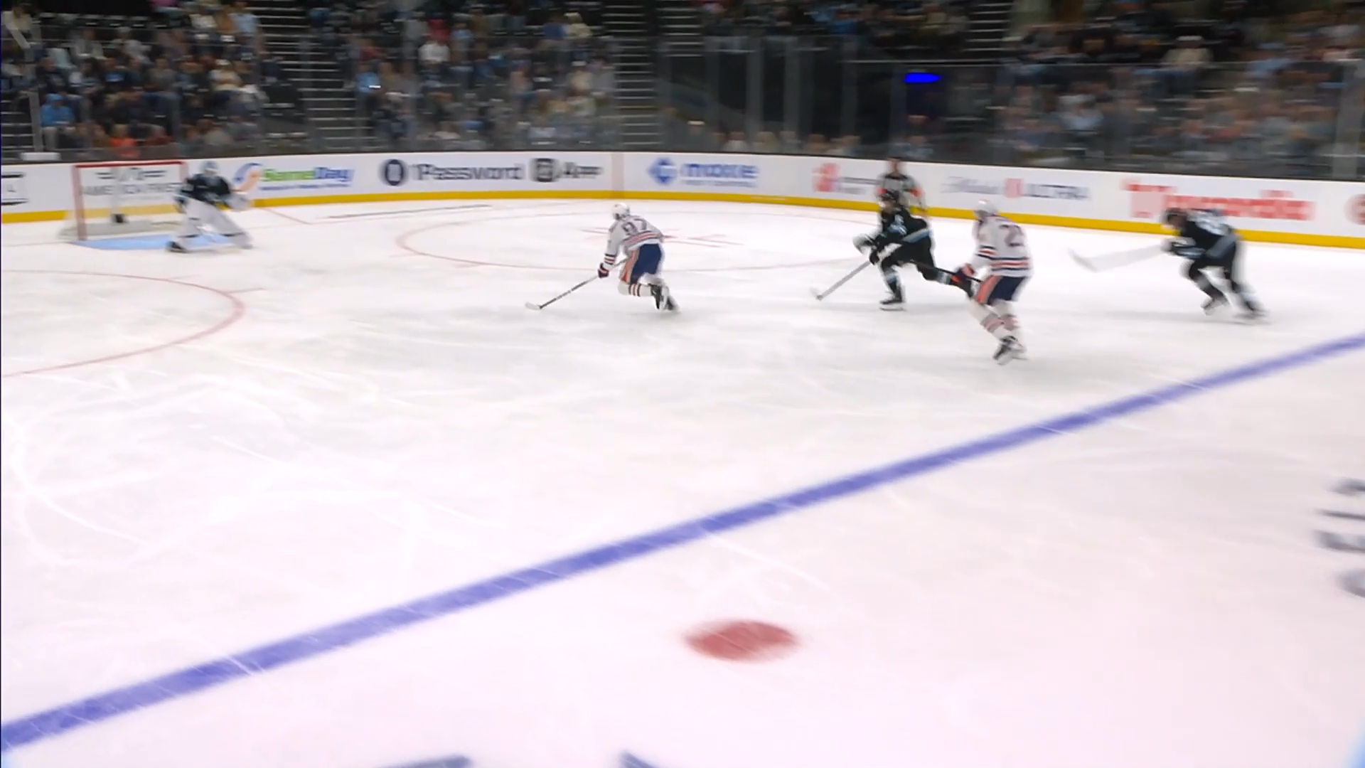 McDavid Strips Marino for Breakaway Goal, Caps Five-Point Night · Oct. 17, 2026