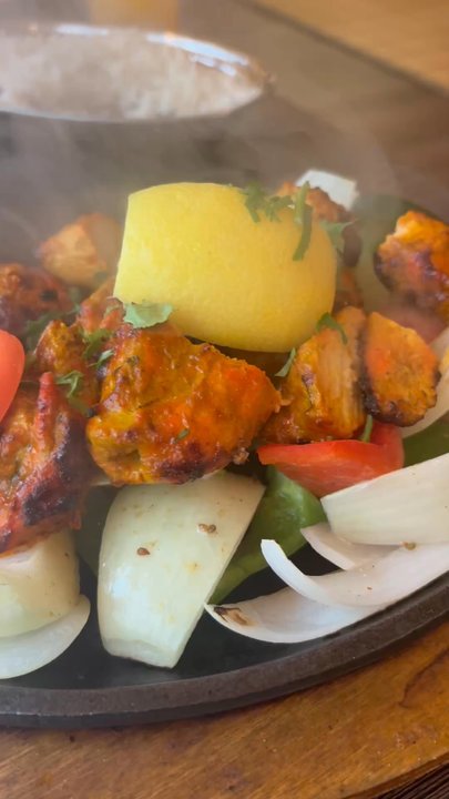 Masala House - Tandoori chicken served on sizzling hot plate - Indian Near Me - Raleigh, North Carolina